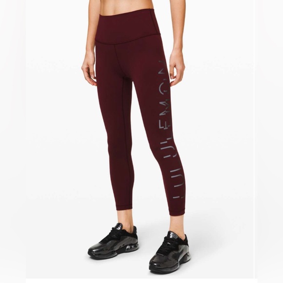 Lululemon Wunder Under High-Rise Tight 25" *Lunar New Year Garnet  Sz 4 - Picture 2 of 9